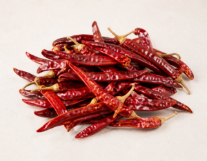 Piments rouges séchés